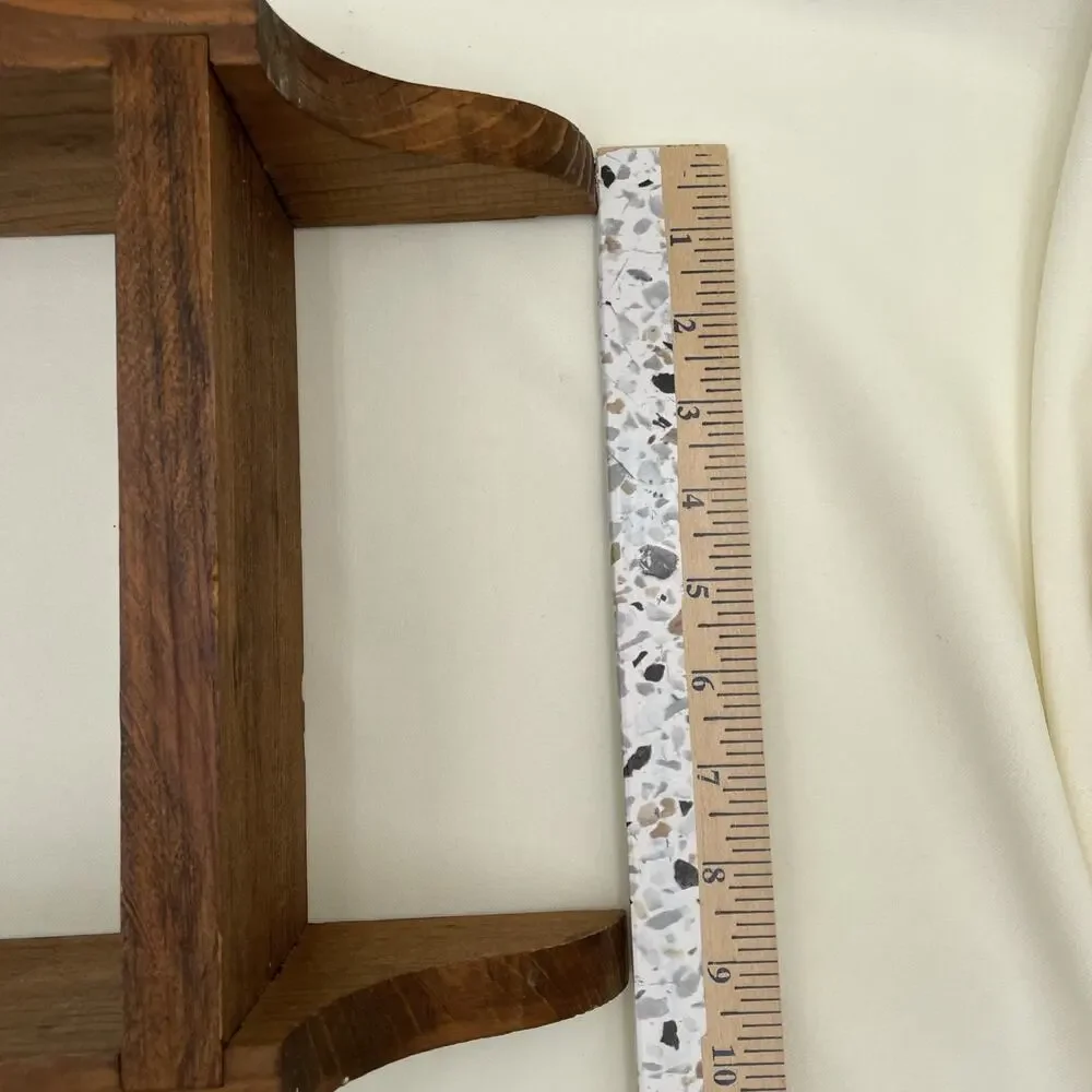 Vintage Wood Shelf With 1 Cutout Heart Door